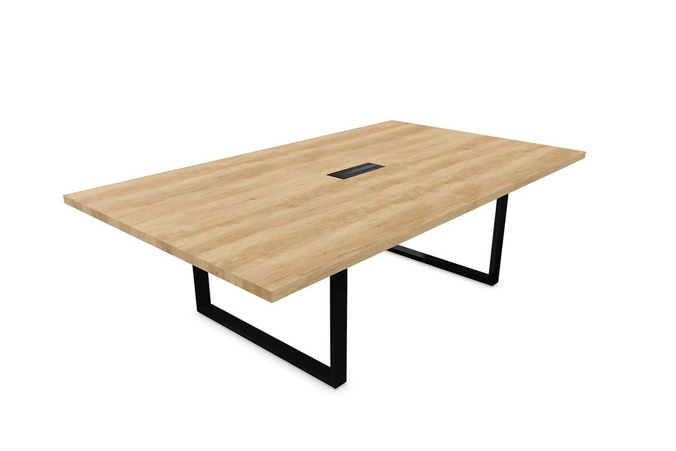 Thumbnail: Table de conférence PRESTO - Piétement Noir