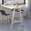 Thumbnail: Table haute ALTO - Piétement blanc