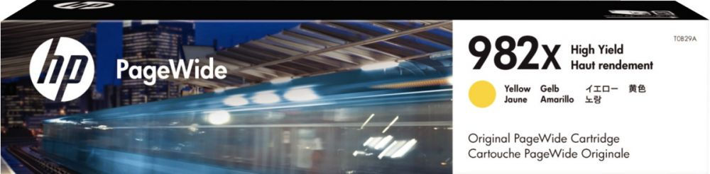 Cartouche jet d'encre à la marque HP T0B29A jaune haute capacité