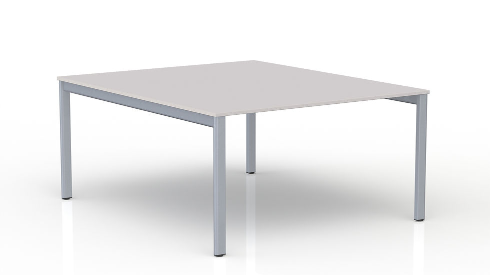 Miniature : Bureau Bench ARIAL - Piétement Gris aluminium