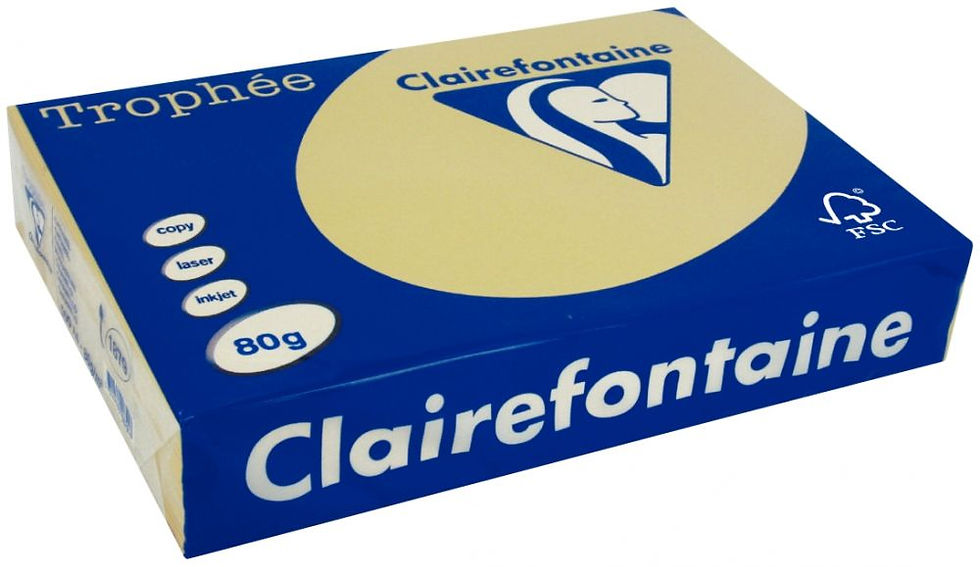 Ramette 500 feuilles de papier 80g A3 caramel TROPHEE CLAIREFONTAINE