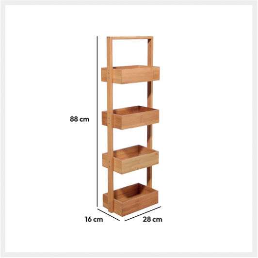 Thumbnail: Desserte 4 niveaux, Bambou