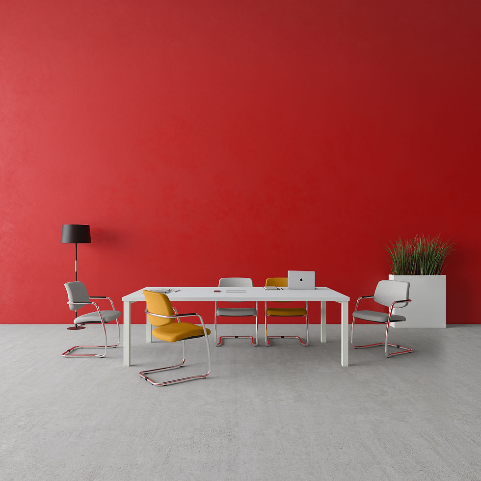 Thumbnail: Table LIZZY - Piétement Gris Aluminium
