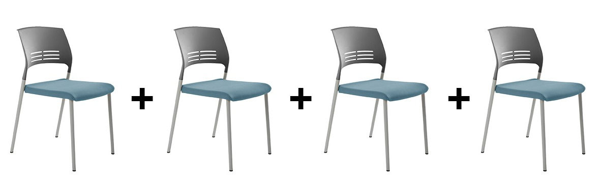 Lot de 4 chaises MICHÈLE