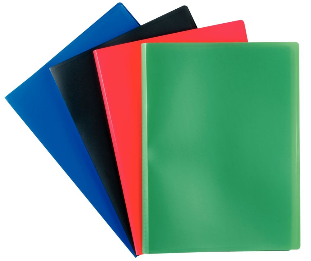 Protège-documents couverture souple en polypropylène 60 vues bleu