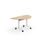 Miniature : Table extension demi-lune avec plateau rabattable LEO