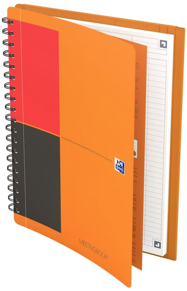 Cahier reliure intégrale MEETINGBOOK SCRIBZEE tablette B5 ligné 6mm 160 pages