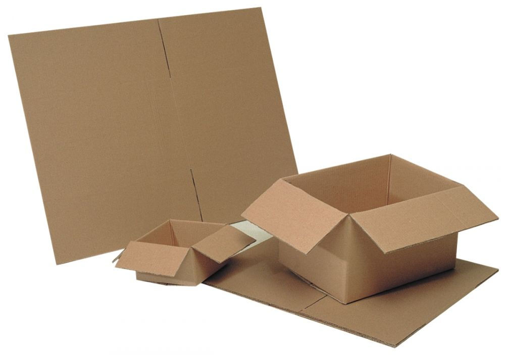 Paquet de 20 caisses américaines double cannelure 410x310x240mm