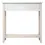 Thumbnail: Console MALO, bois blanchi, 2 tiroirs