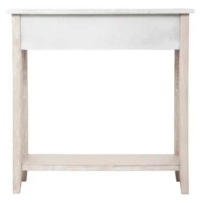 Miniature : Console MALO, bois blanchi, 2 tiroirs