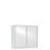 Miniature : Armoire à rideaux bicolore 100 x 120 cm - Corps blanc - Rideaux Color