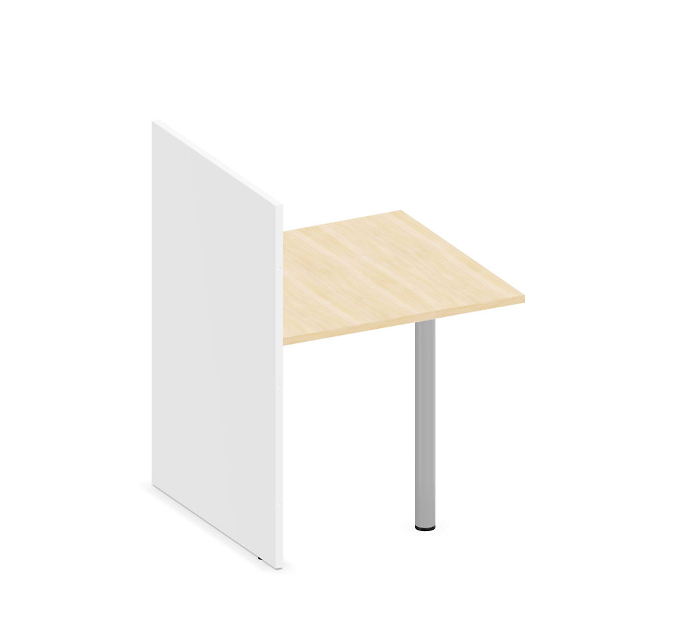 Thumbnail: Module haut 80 Lucy - Panneau frontal Blanc