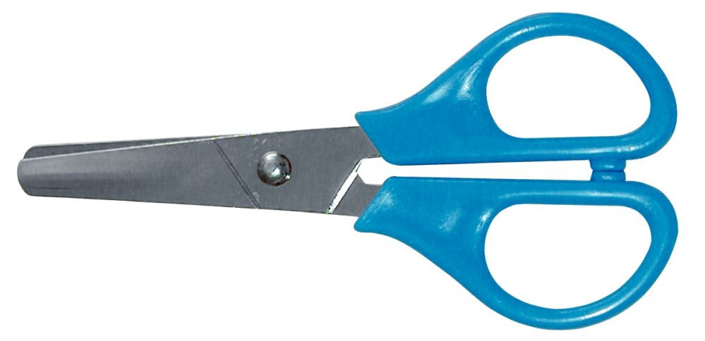 Ciseaux bouts ronds anneaux en plastique 10 cm