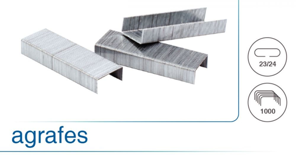 Boîte de 1 000 agrafes 23/24