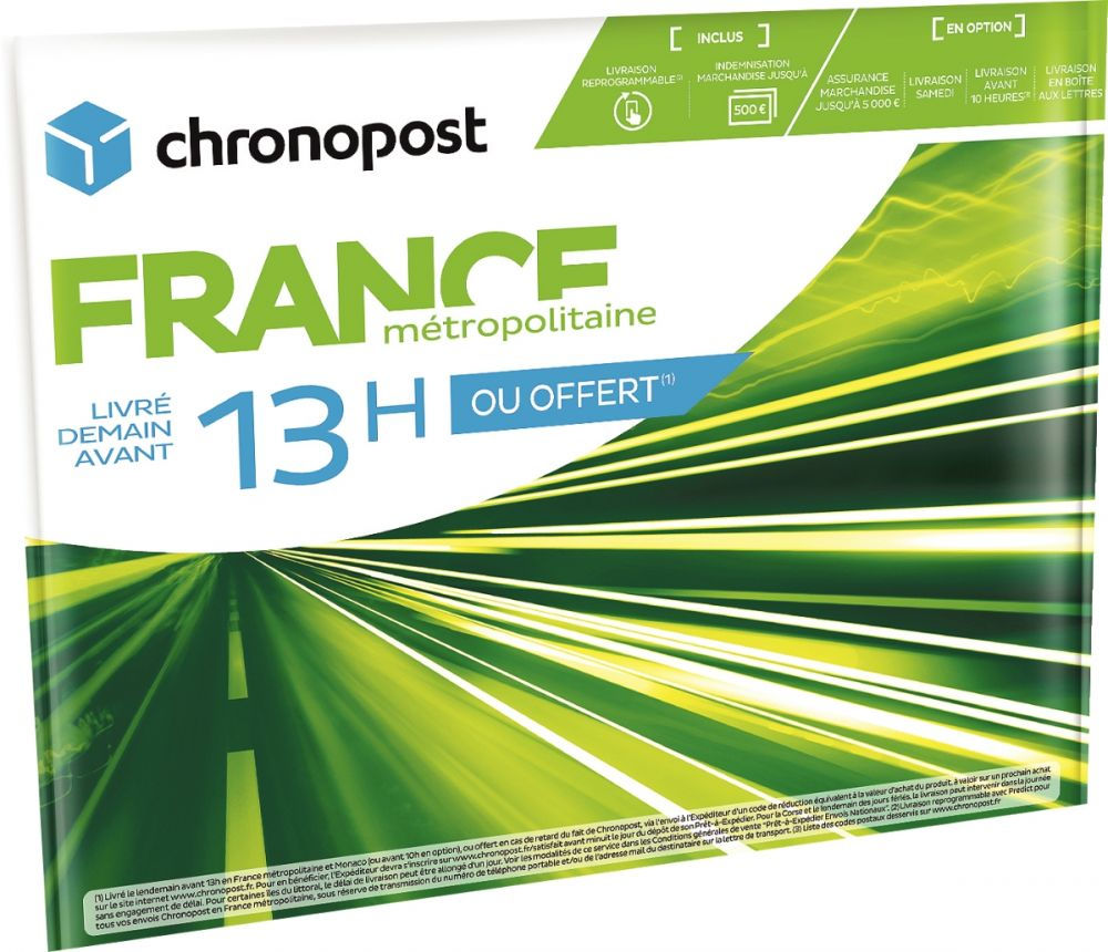 Enveloppe 1 kg Chronopost 13H