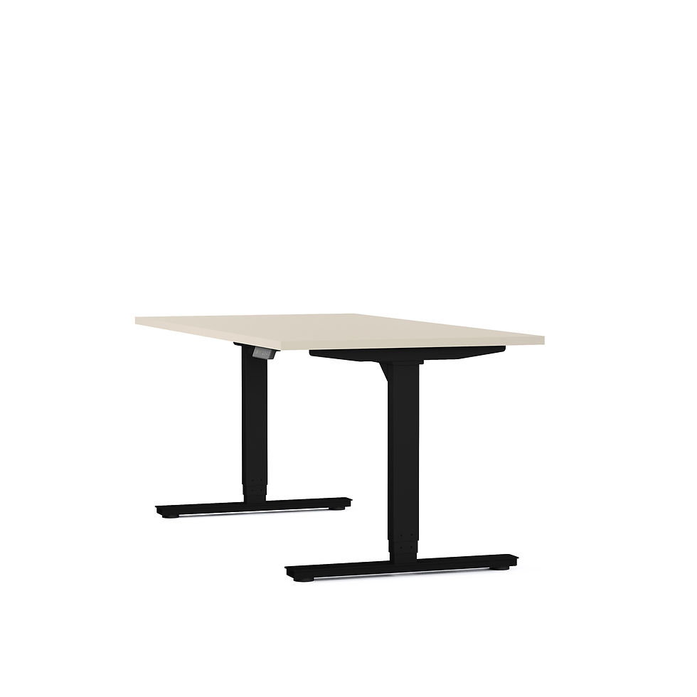 Miniature : Bureau individuel motorisé ELEKTRIKA P. 80 cm - Piétement Noir