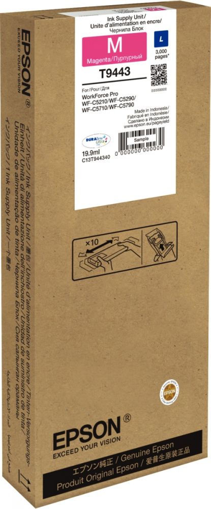 Cartouche jet d'encre à la marque Epson T944340 magenta haute capacité