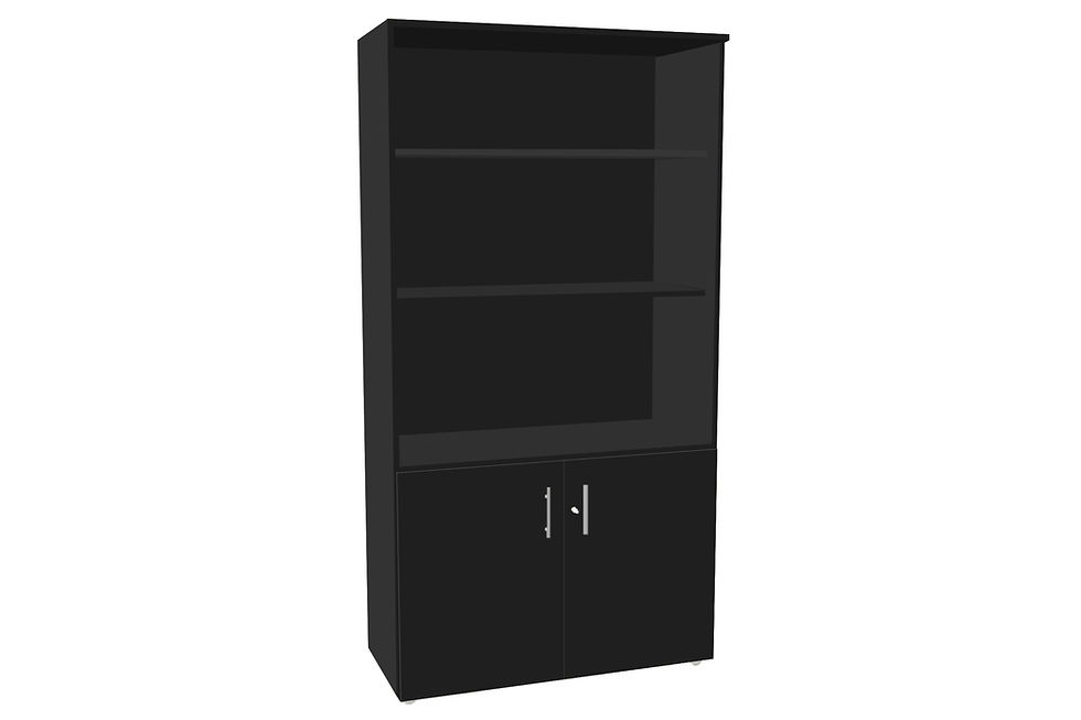 Thumbnail: Armoire haute JAROD - 2 portes basses