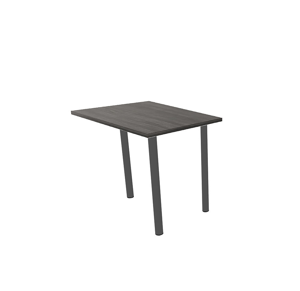 Thumbnail: Retour pour table de bureau Porto - Piétement Gris anthracite