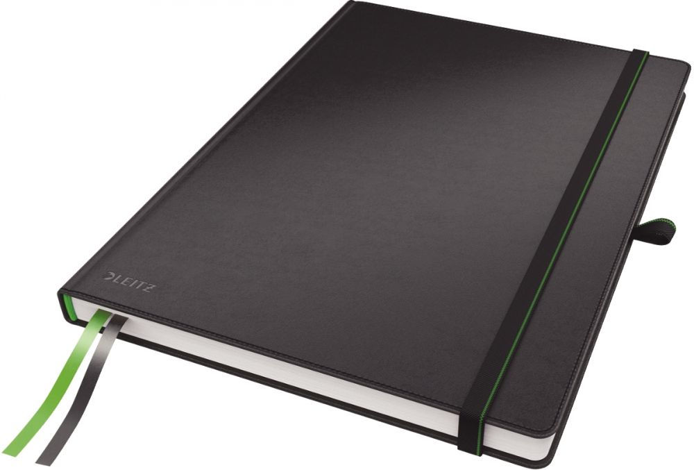 Cahier brochure 160 pages lignées format A4 noir