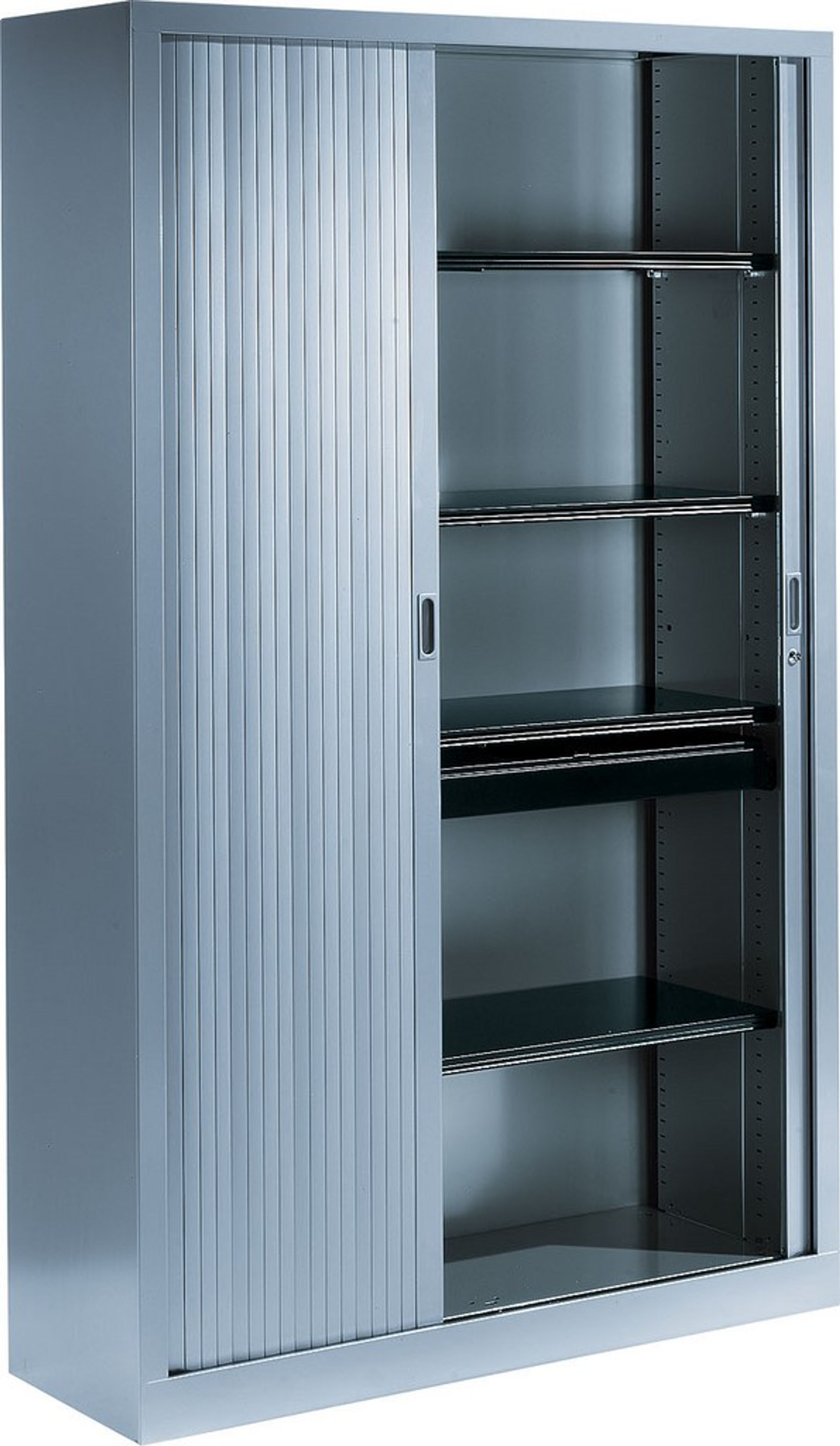 Armoire à rideaux monocolore 198 x 120 cm Burofactory