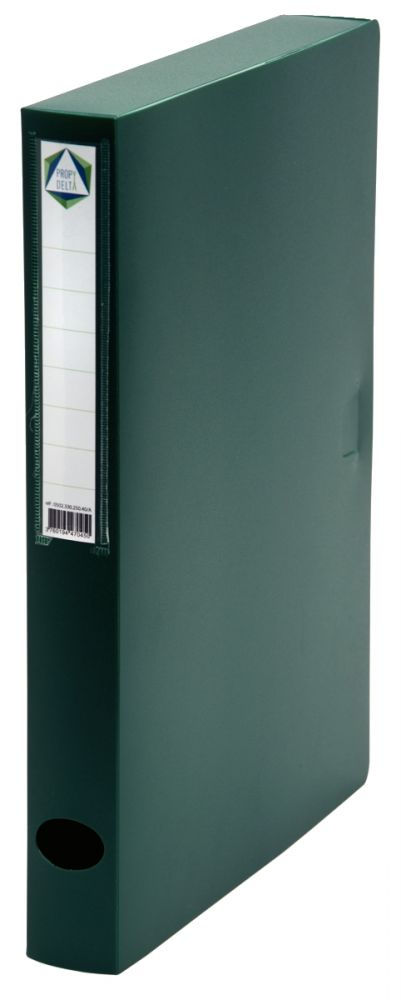 Boite de classement en polypropylène, dos 40 mm, coloris vert