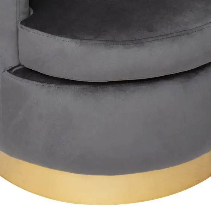 Thumbnail: Fauteuil en velours ART