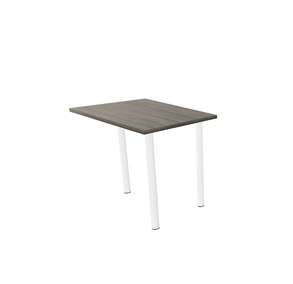 Miniature : Retour pour table de bureau Porto - Piétement Blanc