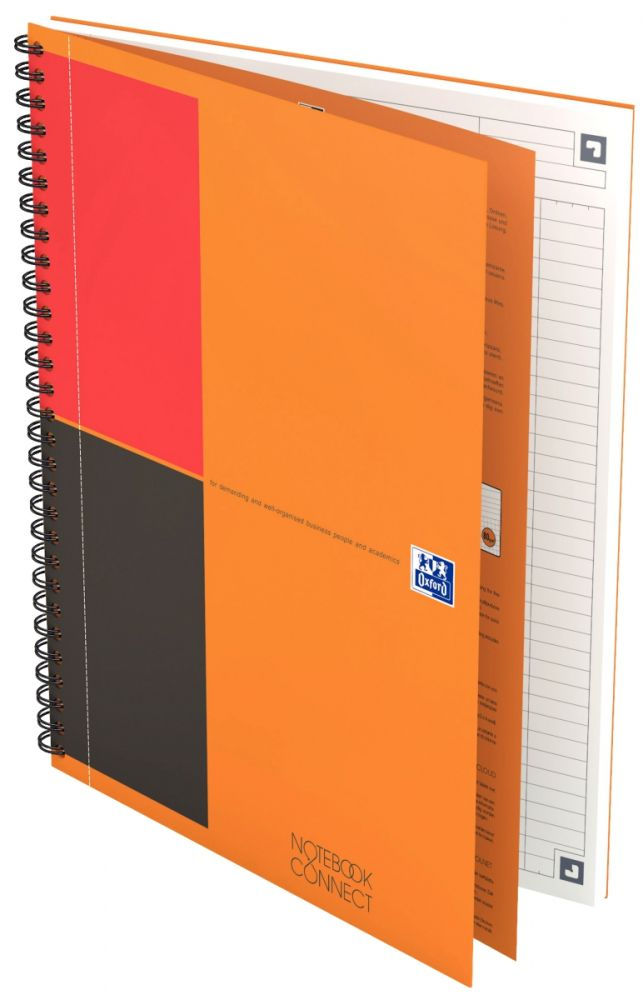 Cahier reliure intégrale NOTEBOOK SCRIBZEE tablette B5 ligné 6 mm, 160 pages