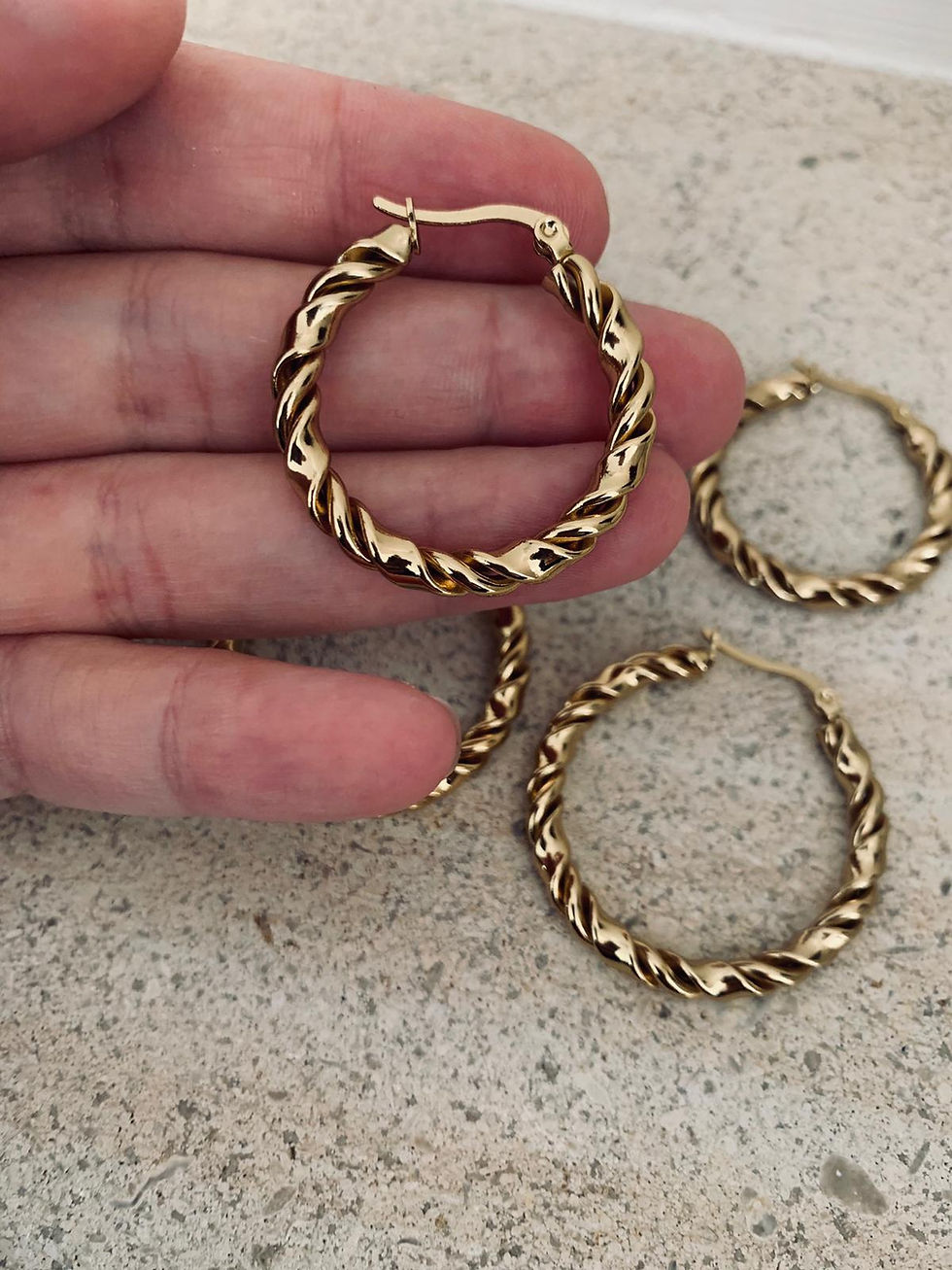 Thumbnail: ABBY HOOPS - 2 SIZES