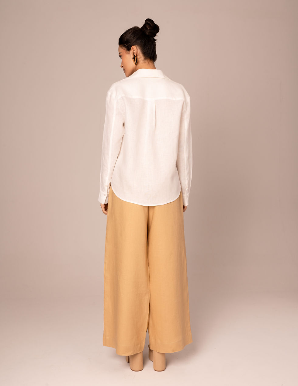 Miniatura: Calça Aya wide alfaiataria 100% Linho