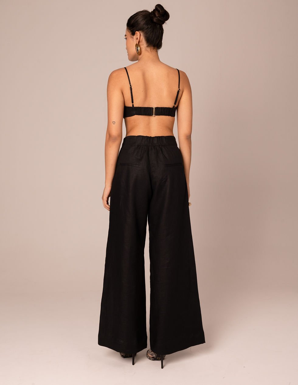 Miniatura: Calça Aya wide alfaiataria 100% Linho