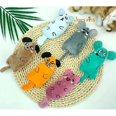 תמונה ממוזערת: בובת כרית בד פרוותיות בתוספת קטניפ-  בצבע חום