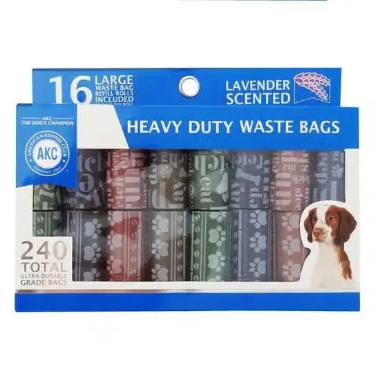 שקיות מבושמות לאיסוף קקי 16 גלילים