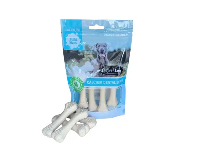 עצם קלציום נייטיב וואי מידה L בטעם חלב - 120 גרם