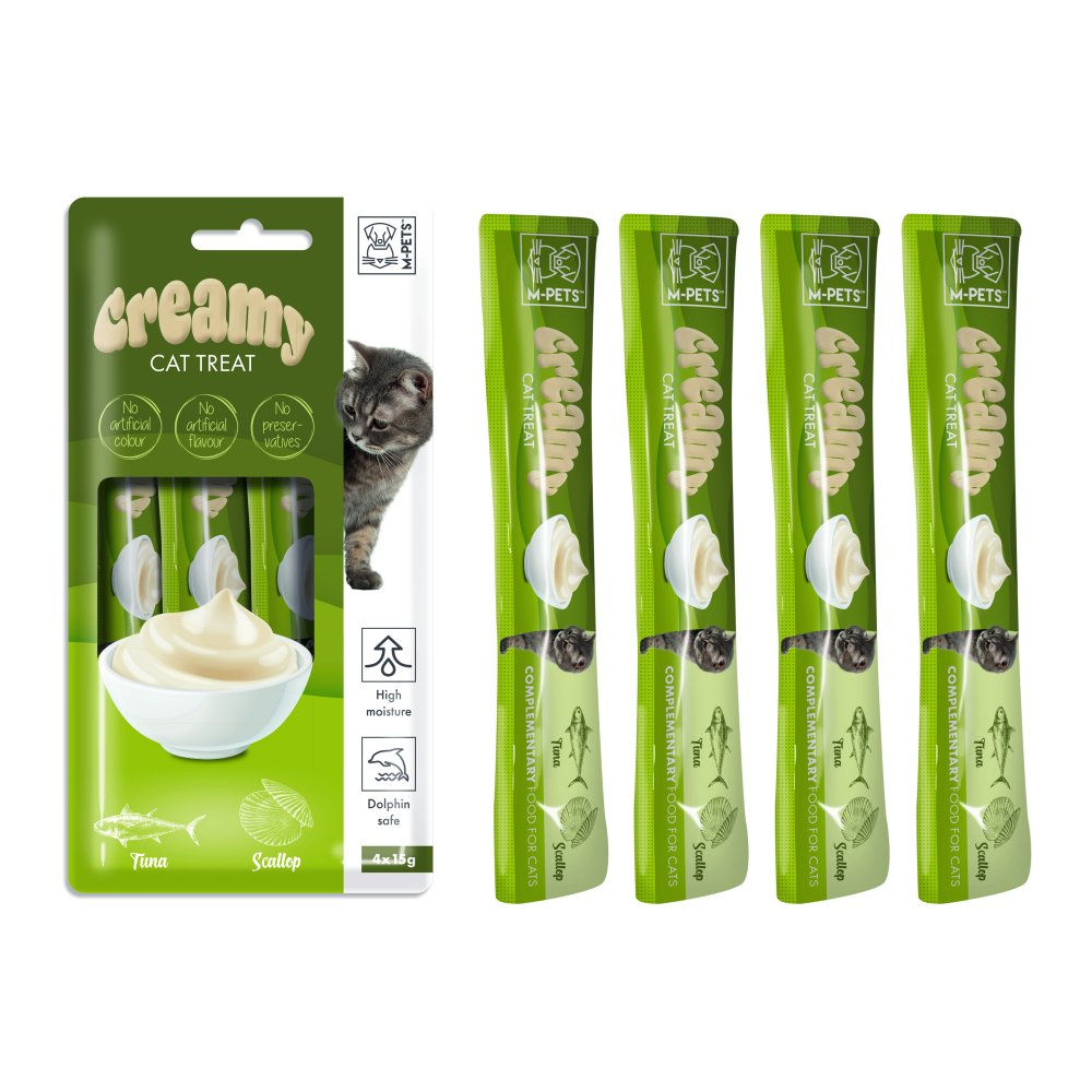 אמפט שלוק קרמי בטעם טונה וצדפות - 60 גרם