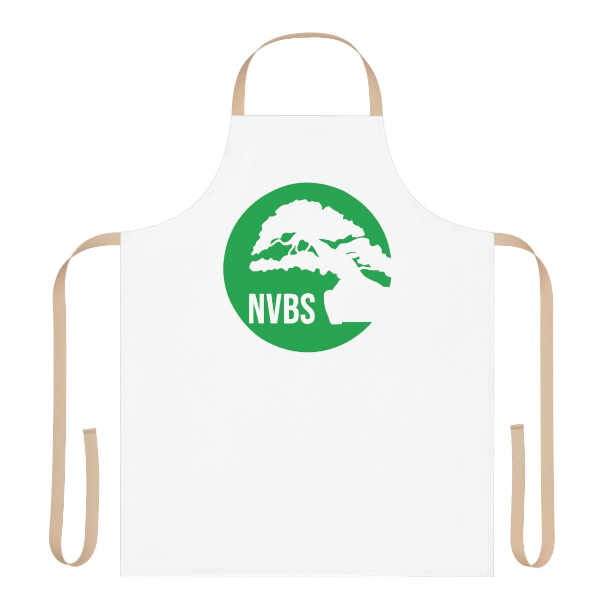 White Apron/Green Logo 