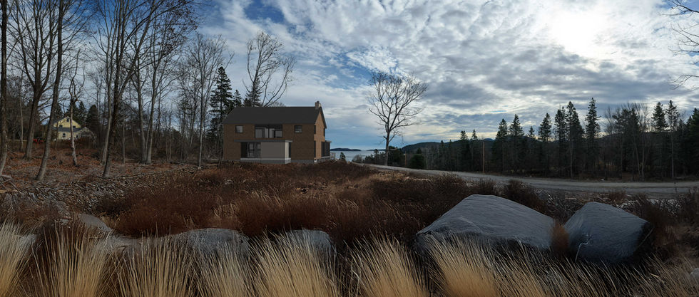 this photosimulation shows what this property would look like if a house was built on it