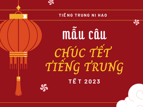 MẪU CÂU CHÚC TẾT THÔNG DỤNG - TẾT 2023