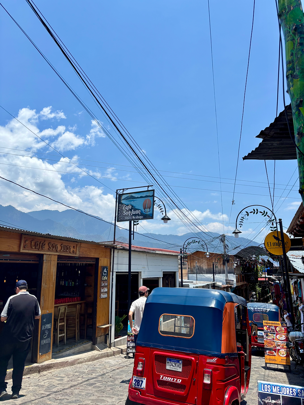 pathway into the town