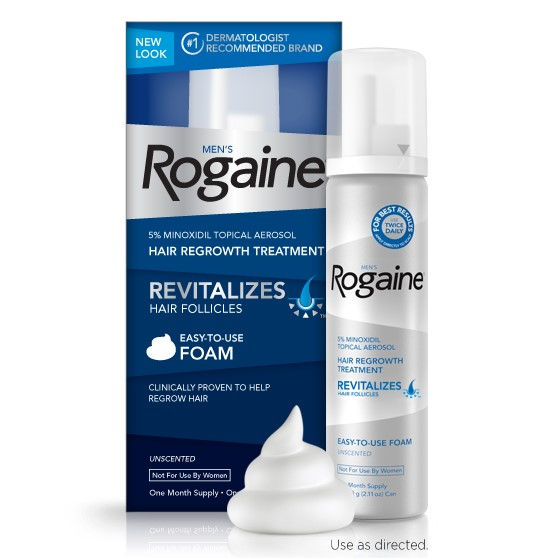 (3支)泡沫裝男用落建 Rogaine 5% Foam 港澳稱倍健Regaine(5% Minoxidil) 1瓶散裝/60ml 3個月用量