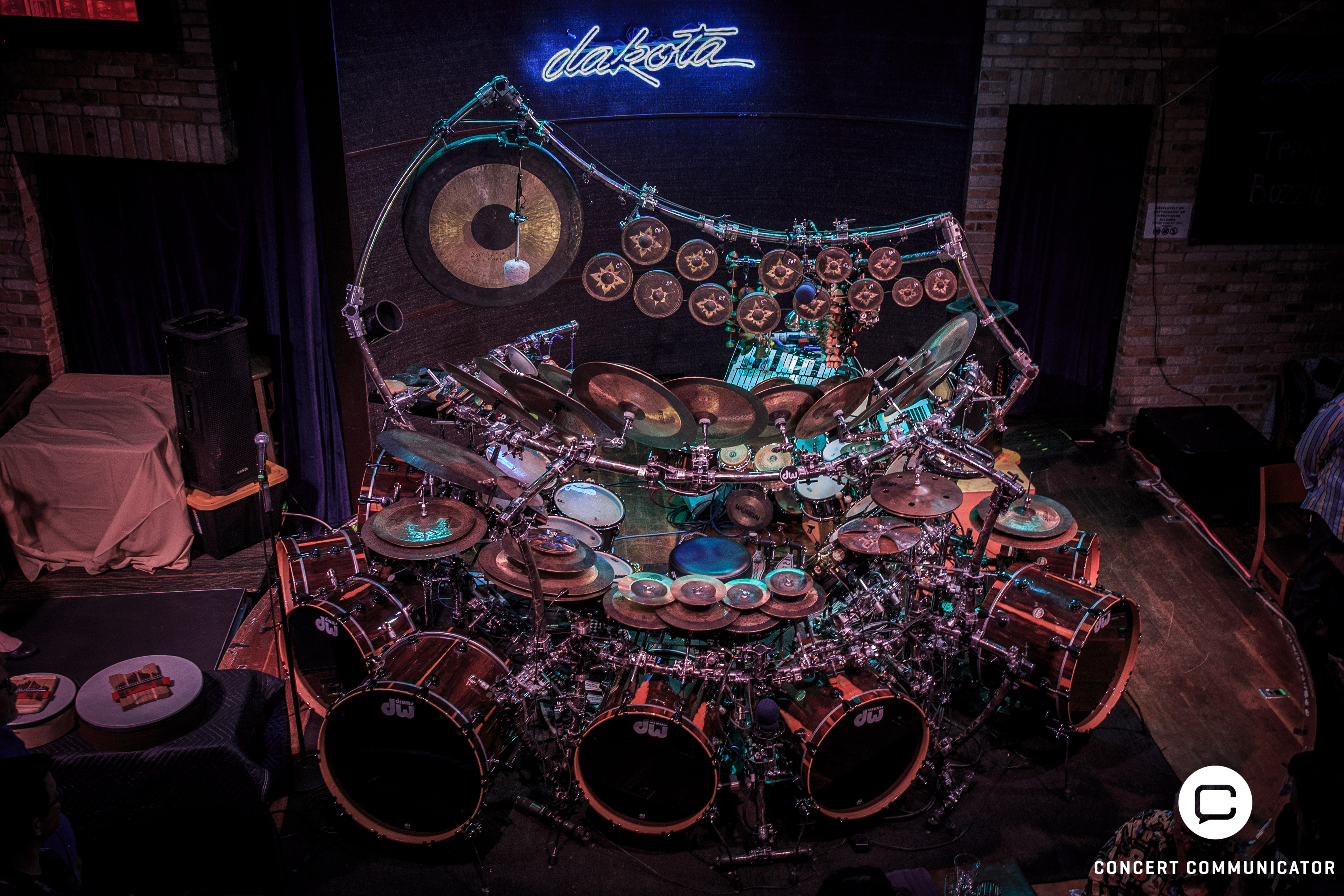 Terry Bozzio Drumset @ Dakota