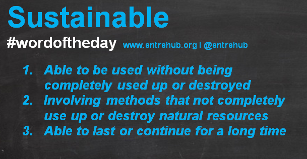 Sustainable