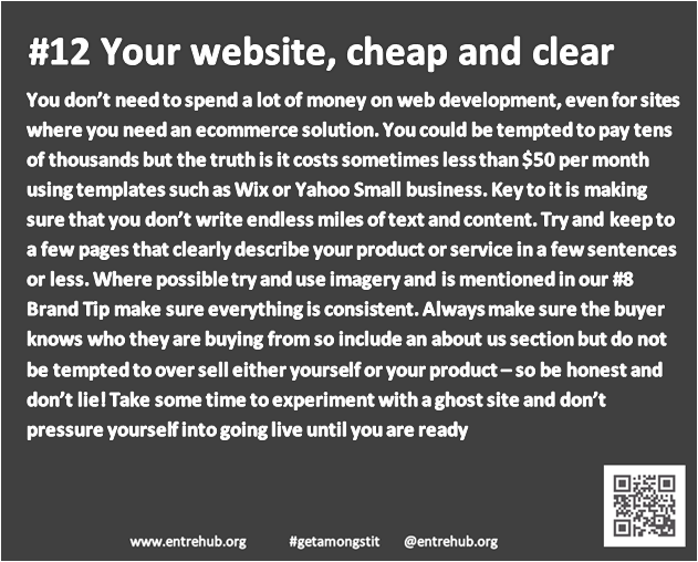 #12 Your web presence