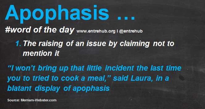 Apophasis