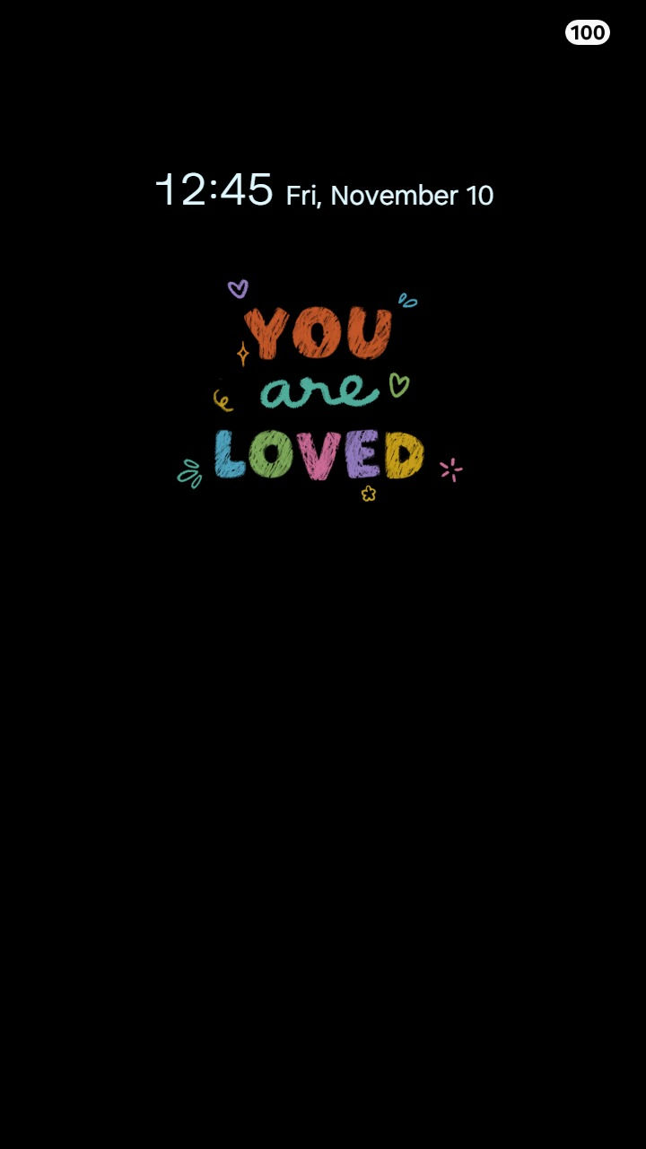 縮圖：You Are Loved_Doodles Crayon Art in Notebook Paper