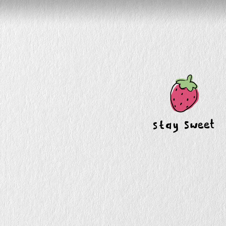 縮圖：Cute Strawberry ♥ Stay Sweet | Daily Motivation Series