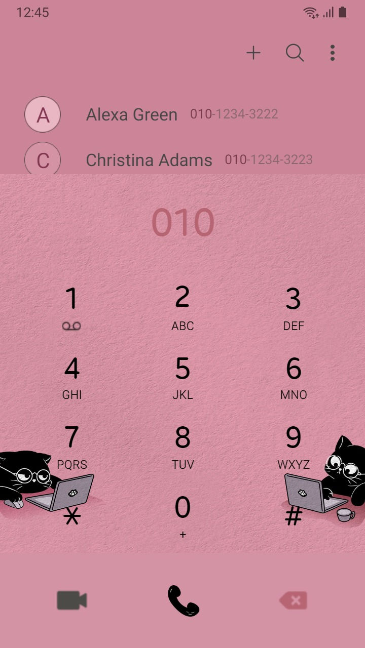 縮圖：Cute Black Cat Working