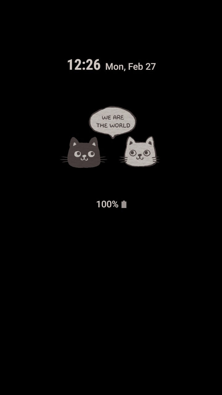 縮圖：Cute Black And White Cats_We Are The World
