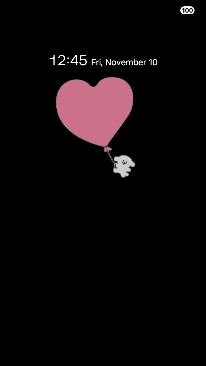 縮圖：Maltese Puppies With Pinky Heart Balloon
